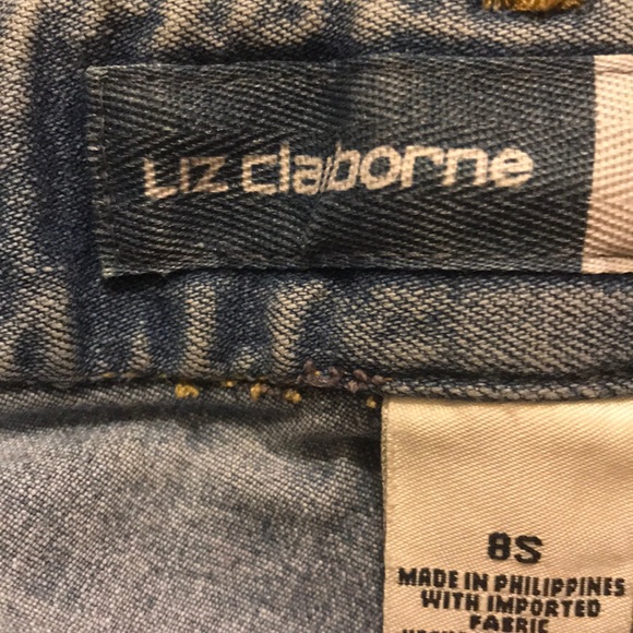 Liz Claiborne Denim Short Shorts - Picture 3 of 4